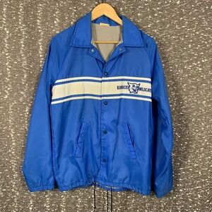 Vintage University of Kentucky Wildcats Windbreaker Snap Jacket Size Small